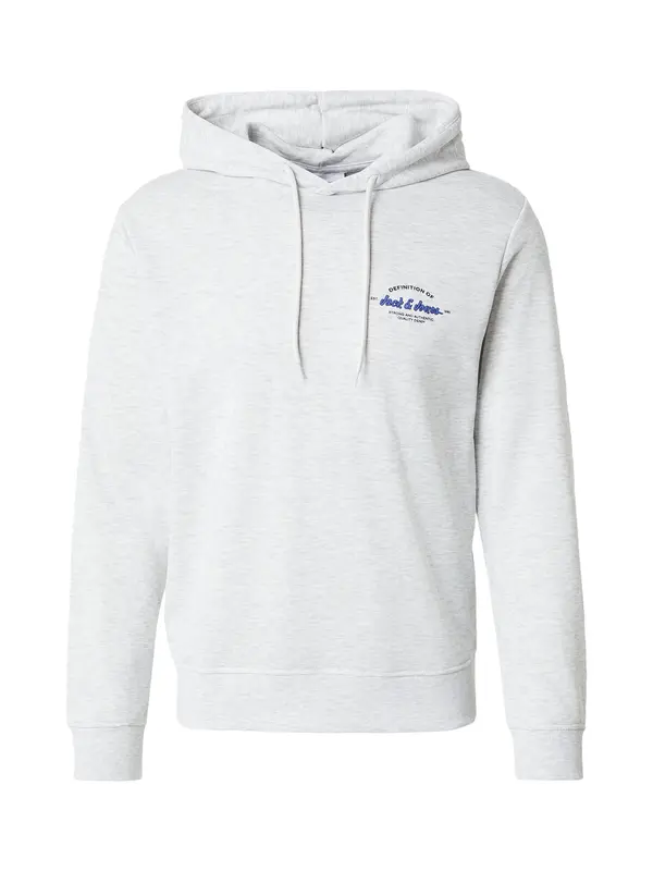 JACK & JONES JACK & JONES Sweater majica 'JJBRANDON'  plava / crna / bijela melange