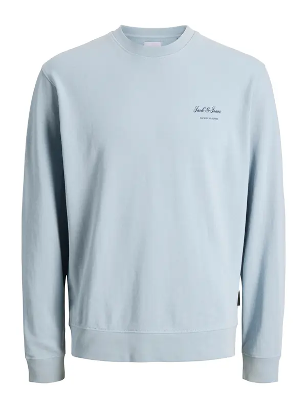 JACK & JONES JACK & JONES Sweater majica 'JJEArchive'  svijetloplava / tamno plava