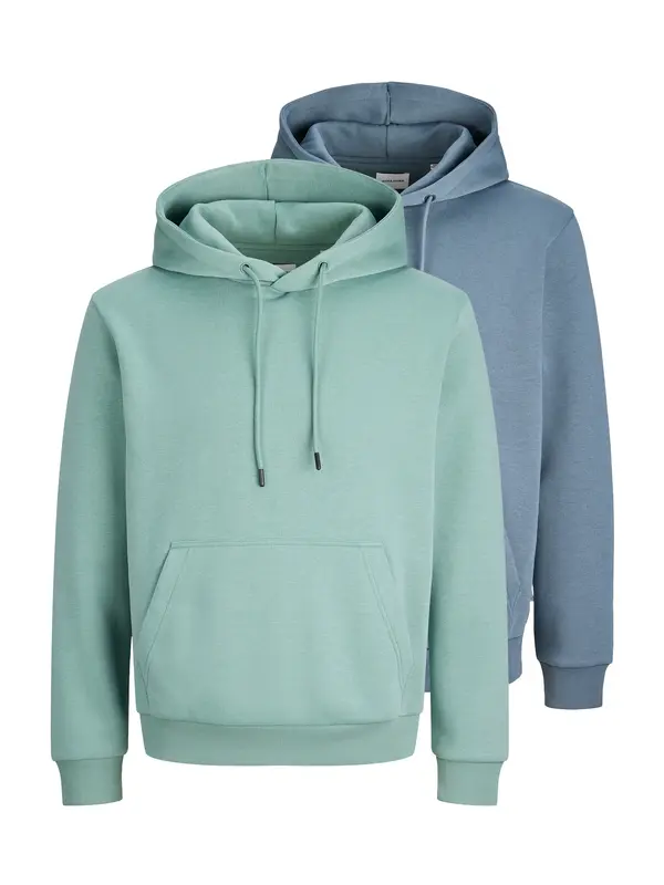 JACK & JONES JACK & JONES Sweater majica 'JJEBRADLEY'  safirno plava / menta