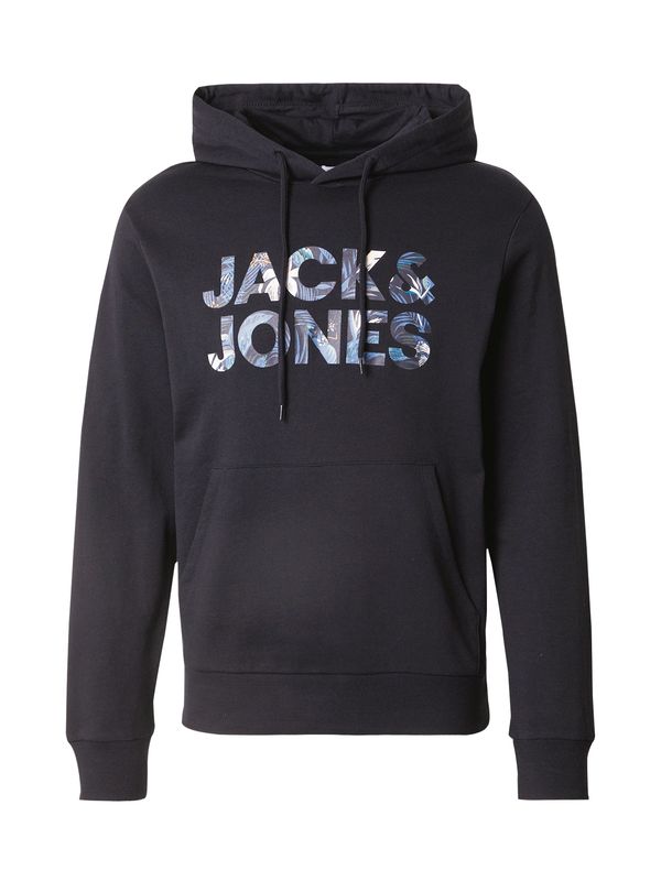 JACK & JONES JACK & JONES Sweater majica 'JJEBryan'  plava / golublje plava / crna / bijela
