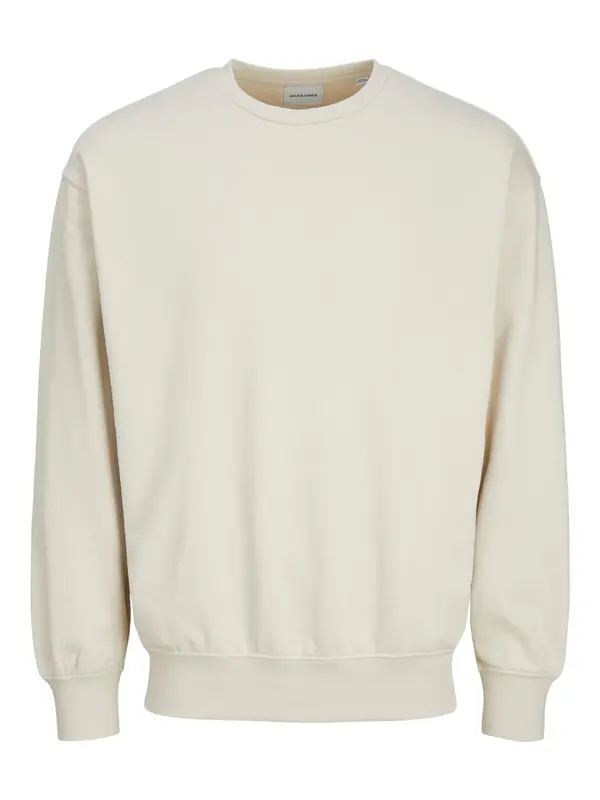 JACK & JONES JACK & JONES Sweater majica 'JJECharge'  ecru/prljavo bijela