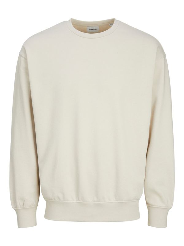 JACK & JONES JACK & JONES Sweater majica 'JJECHARGE'  ecru/prljavo bijela