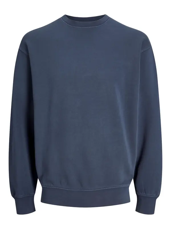JACK & JONES JACK & JONES Sweater majica 'JJECharge'  morsko plava