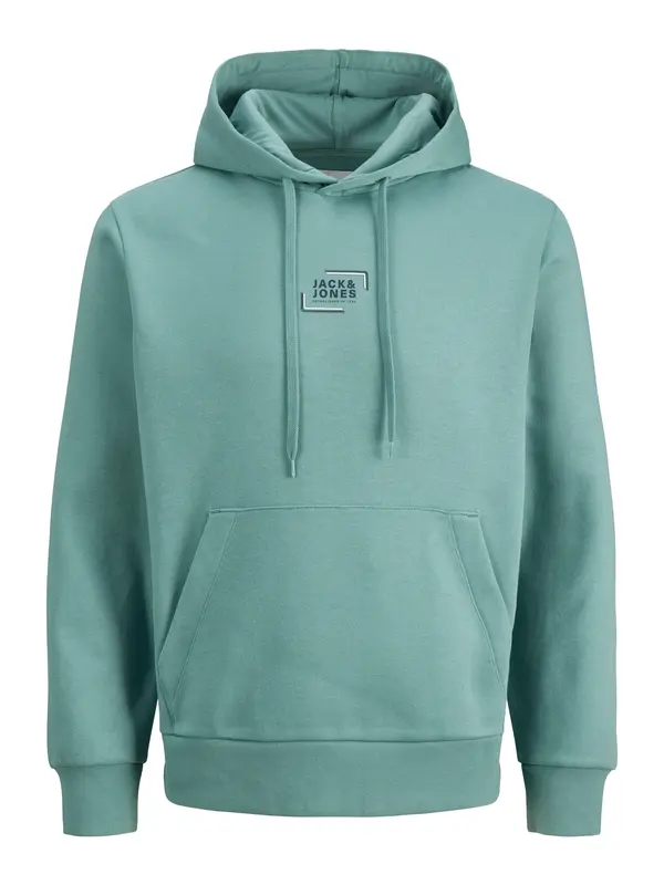 JACK & JONES JACK & JONES Sweater majica 'JJECORP'  plava / pastelno zelena