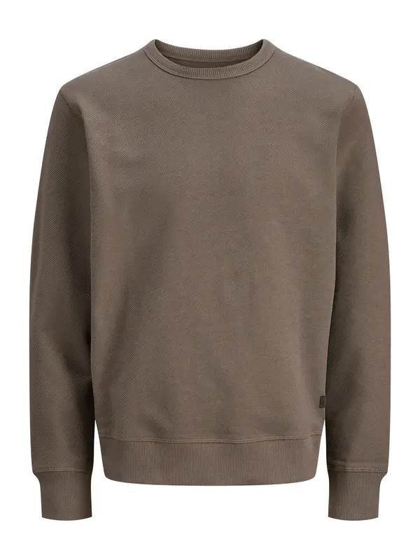 JACK & JONES JACK & JONES Sweater majica 'JJEDover'  čokolada