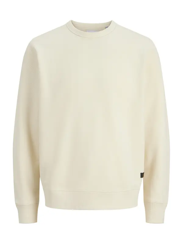 JACK & JONES JACK & JONES Sweater majica 'JJEDOVER'  prljavo bijela