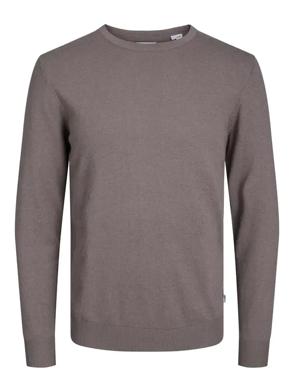 JACK & JONES JACK & JONES Sweater majica 'JJEEmil'  moka smeđa