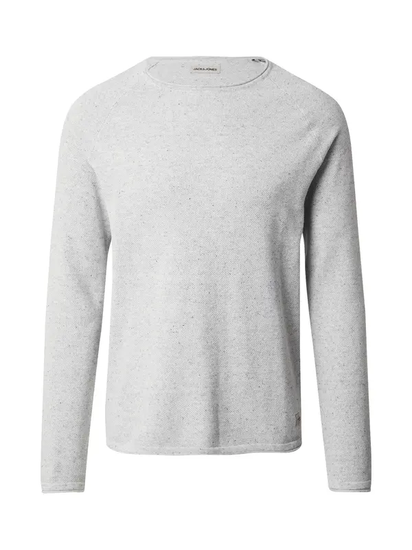 JACK & JONES JACK & JONES Sweater majica 'JJEHill'  siva melange