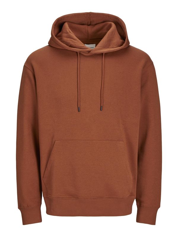 JACK & JONES JACK & JONES Sweater majica 'JJEStar'  kestenjasto smeđa