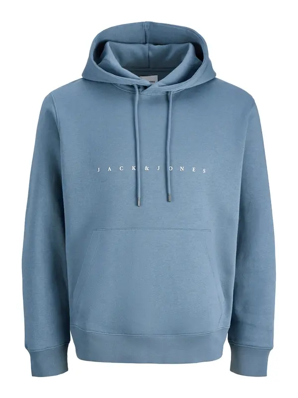 JACK & JONES JACK & JONES Sweater majica 'JJESTAR'  sivkasto plava / bijela