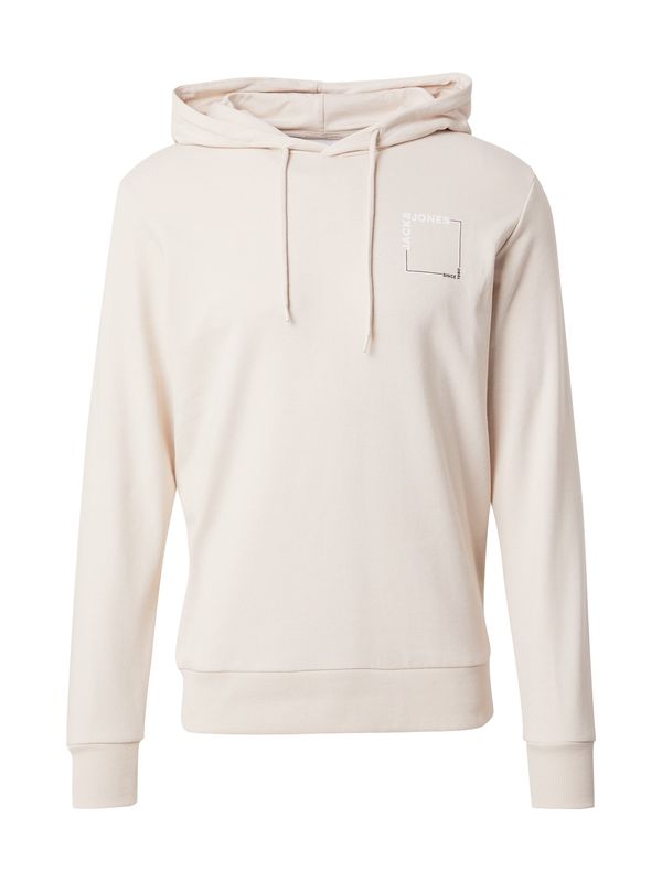 JACK & JONES JACK & JONES Sweater majica 'JJVERNER'  ecru/prljavo bijela / crna / bijela