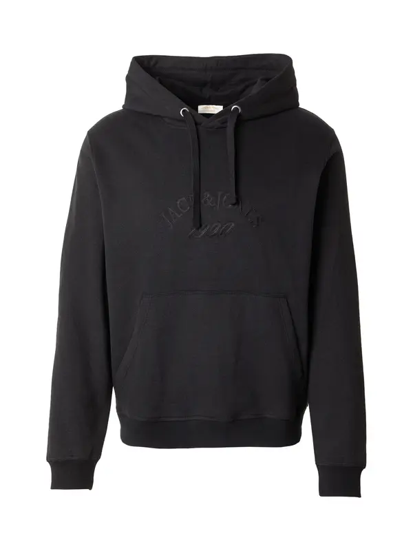 JACK & JONES JACK & JONES Sweater majica 'JORBLEECKER'  crna