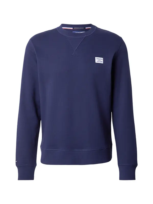 JACK & JONES JACK & JONES Sweater majica 'JORFURORE'  noćno plava / golublje plava / bijela