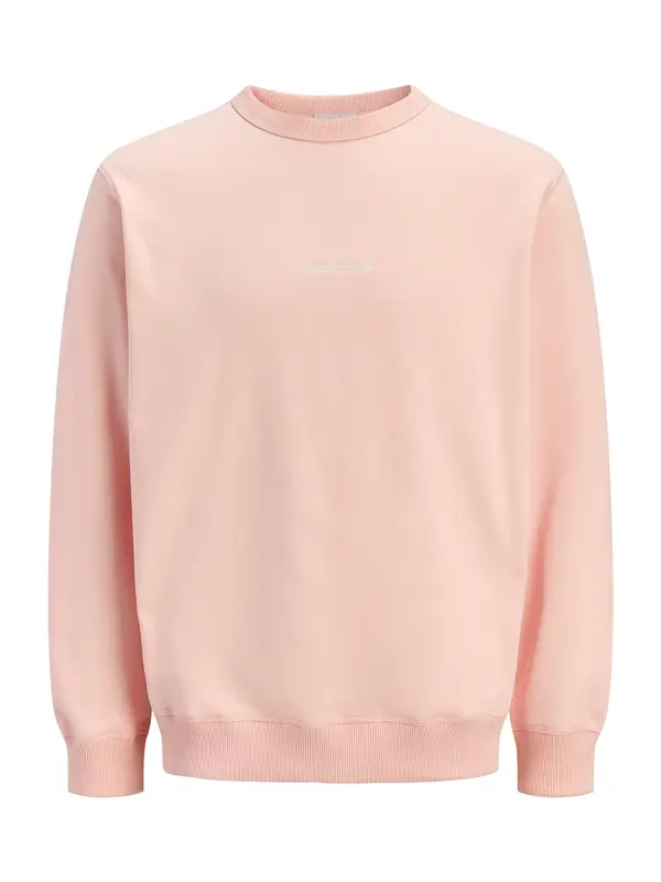 JACK & JONES JACK & JONES Sweater majica 'JORNorrebro'  breskva / bijela