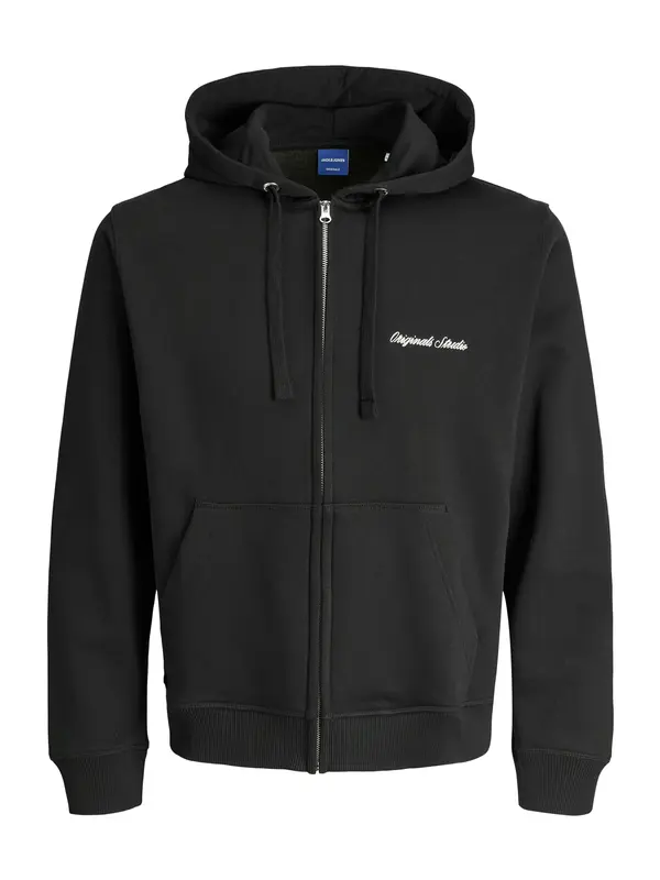 JACK & JONES JACK & JONES Sweater majica 'JORNorrebro'  crna / bijela