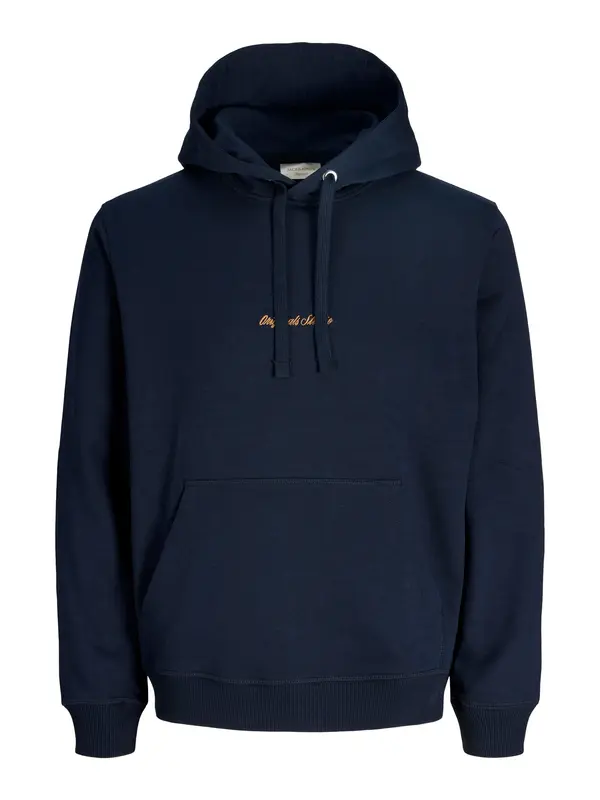 JACK & JONES JACK & JONES Sweater majica 'JORNorrebro'  noćno plava / narančasta