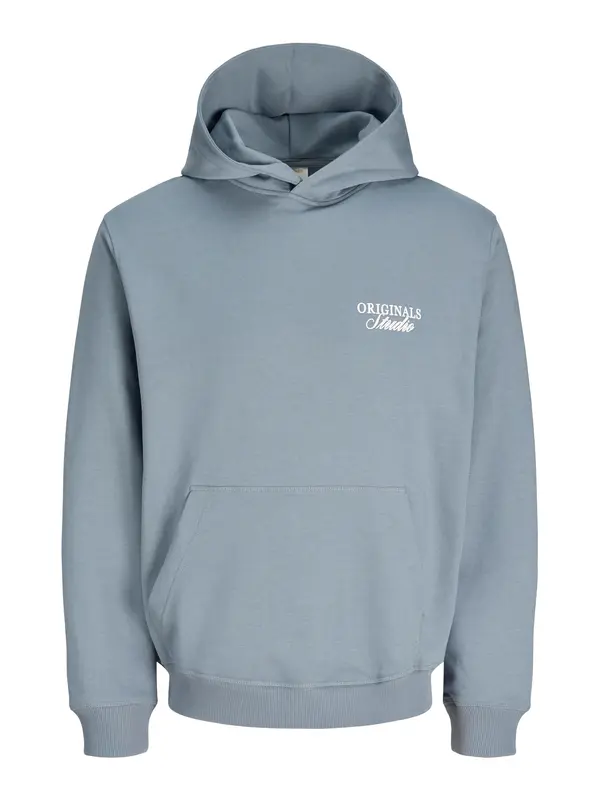 JACK & JONES JACK & JONES Sweater majica 'JORNorrebro'  pastelno plava / bijela