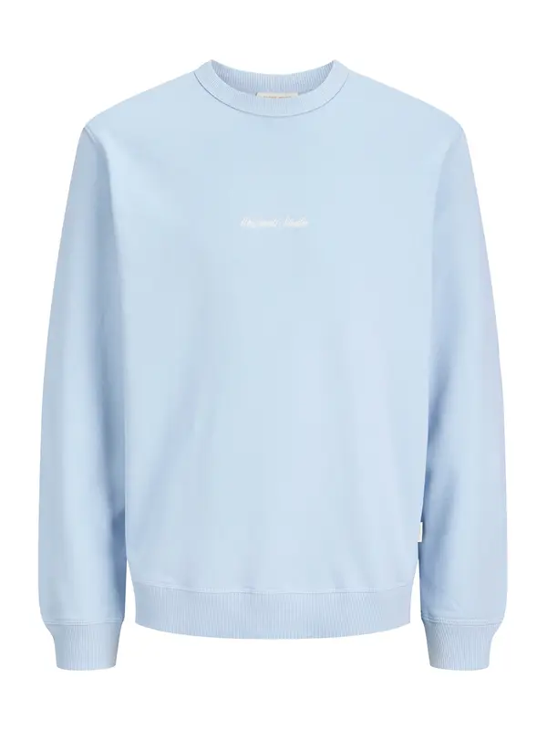 JACK & JONES JACK & JONES Sweater majica 'JORNorrebro'  svijetloplava / bijela