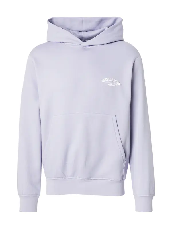 JACK & JONES JACK & JONES Sweater majica 'JORROXBURY'  svijetloljubičasta / bijela