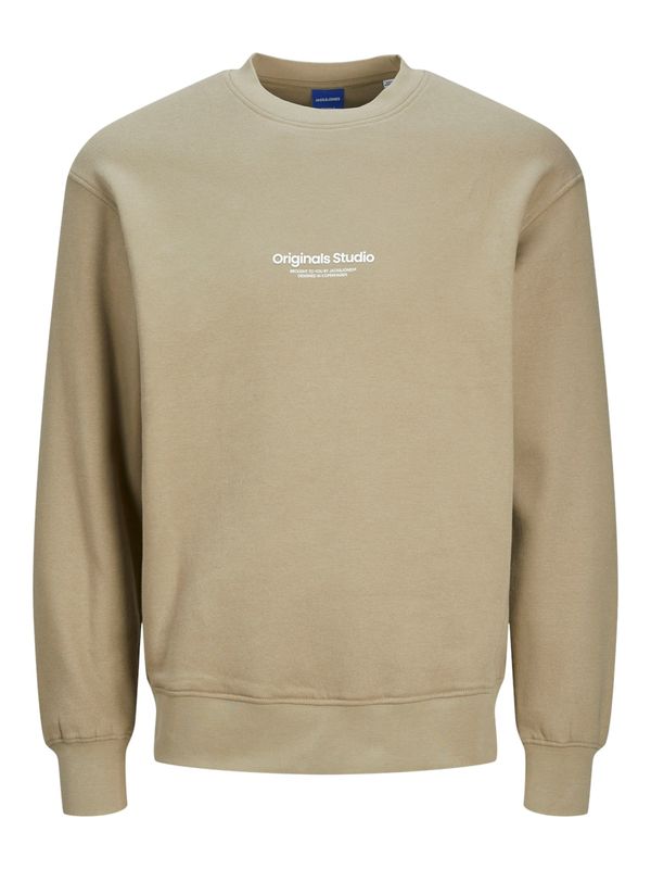 JACK & JONES JACK & JONES Sweater majica 'JORVesterbro'  bež / prljavo bijela