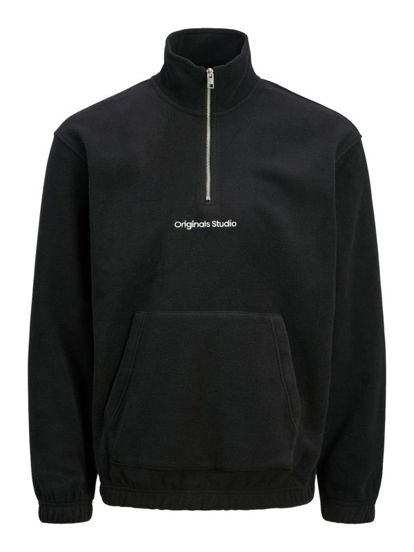 JACK & JONES JACK & JONES Sweater majica 'JORVesterbro'  crna / bijela