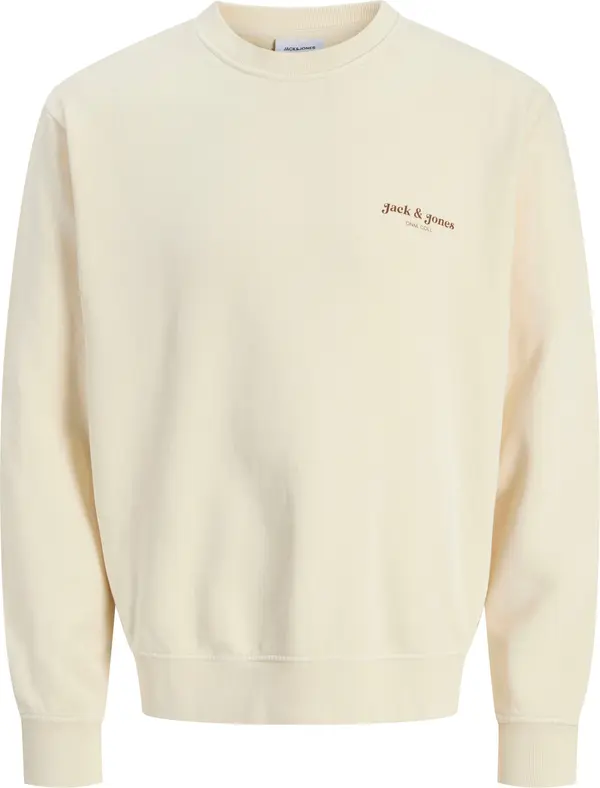 JACK & JONES JACK & JONES Sweater majica 'JWHDOVER'  bijela