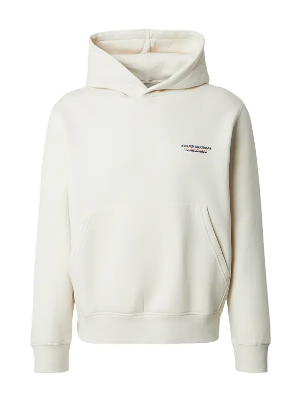 JACK & JONES JACK & JONES Sweater majica 'JWHISLINGTON'  mornarsko plava / lubenica roza / prljavo bijela