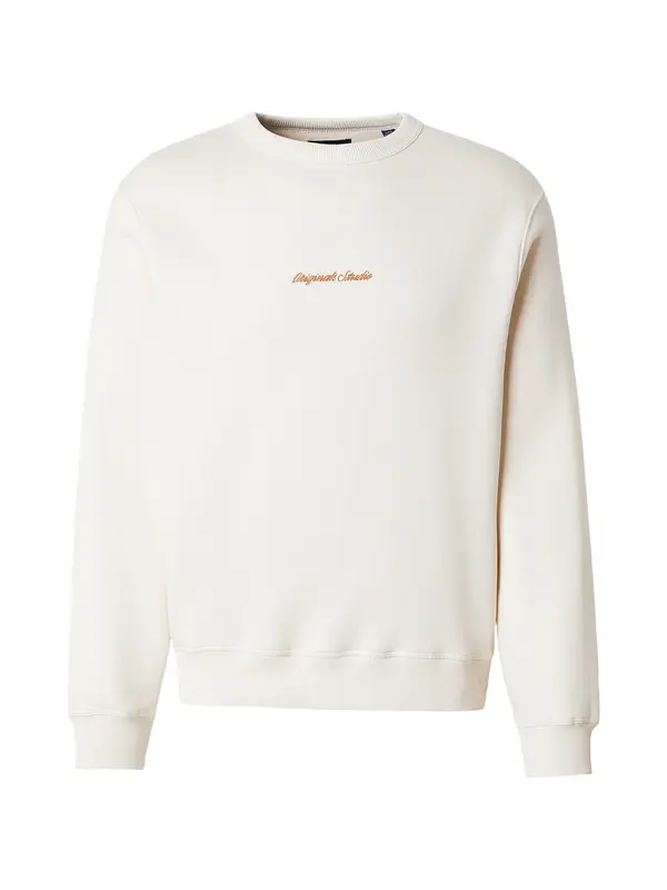 JACK & JONES JACK & JONES Sweater majica 'JWHNORREBRO'  vuneno bijela
