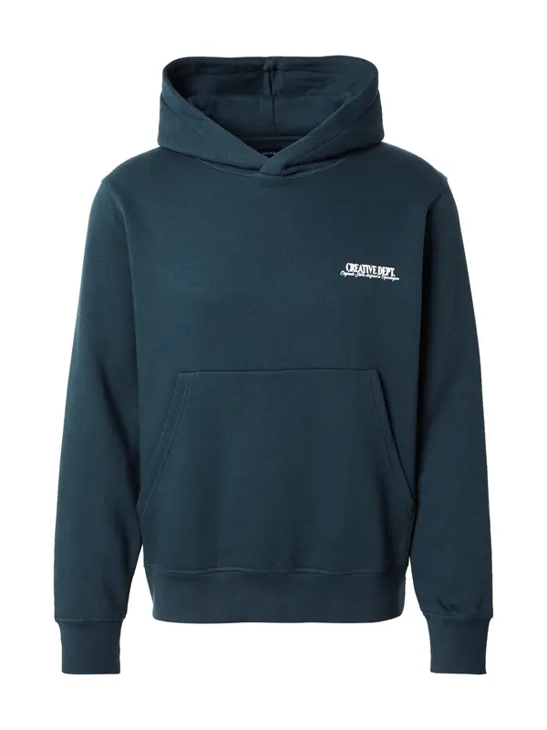 JACK & JONES JACK & JONES Sweater majica 'JWHROXBURY'  tamno zelena