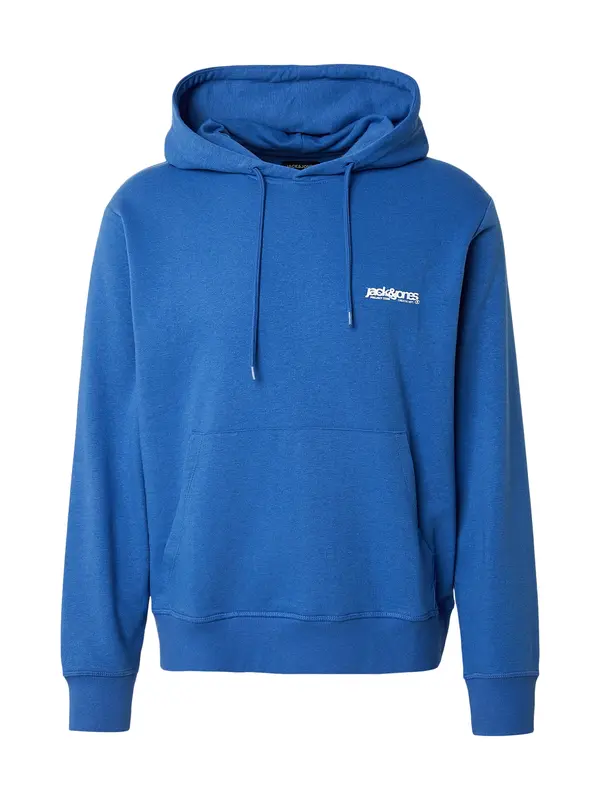 JACK & JONES JACK & JONES Sweater majica 'JWHUnion'  tamno plava / bijela