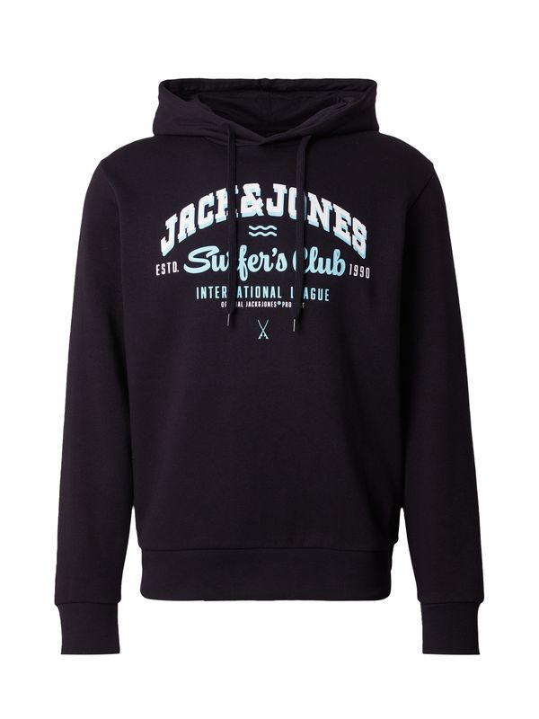 JACK & JONES JACK & JONES Sweater majica 'LOGO'  crna
