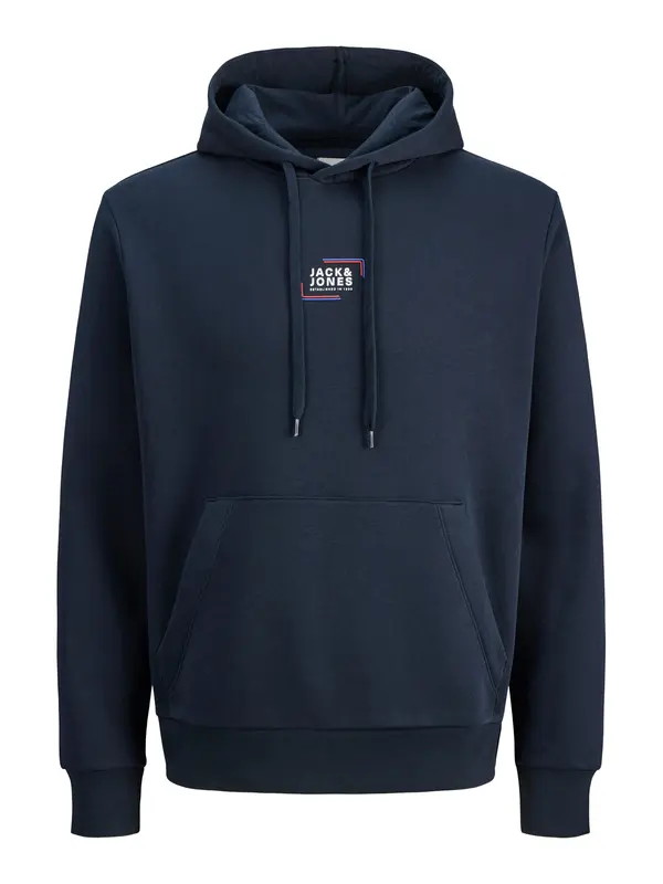 JACK & JONES JACK & JONES Sweater majica  mornarsko plava / bijela