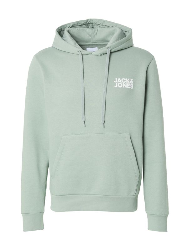 JACK & JONES JACK & JONES Sweater majica  pastelno zelena / bijela