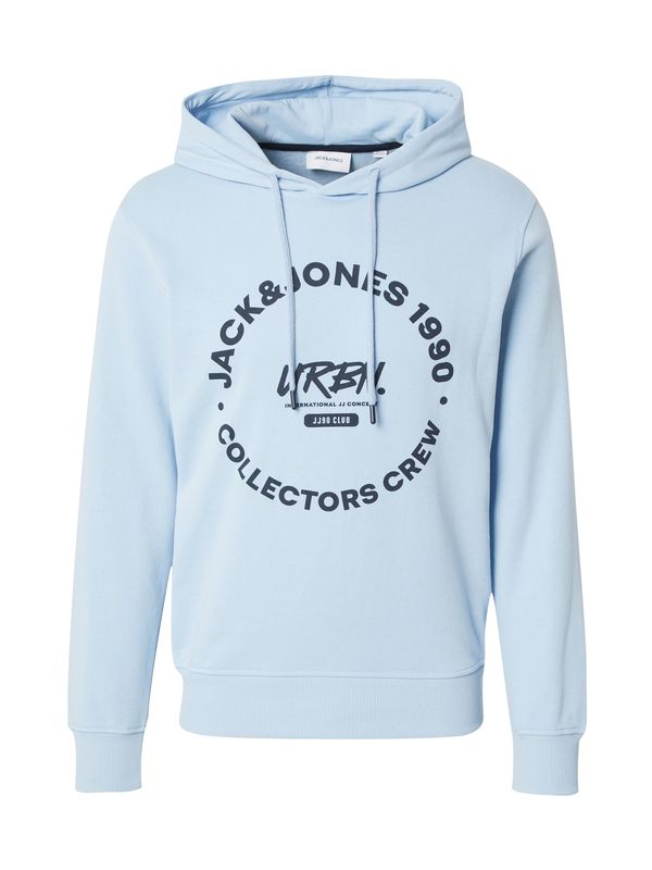 JACK & JONES JACK & JONES Sweater majica  svijetloplava / crna