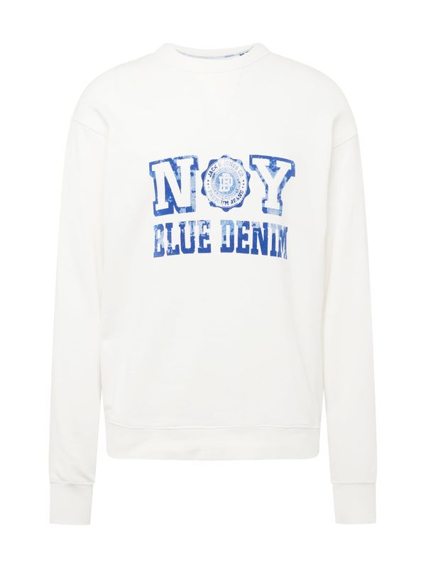 JACK & JONES JACK & JONES Sweater majica 'VAHN'  crno plava / bijela