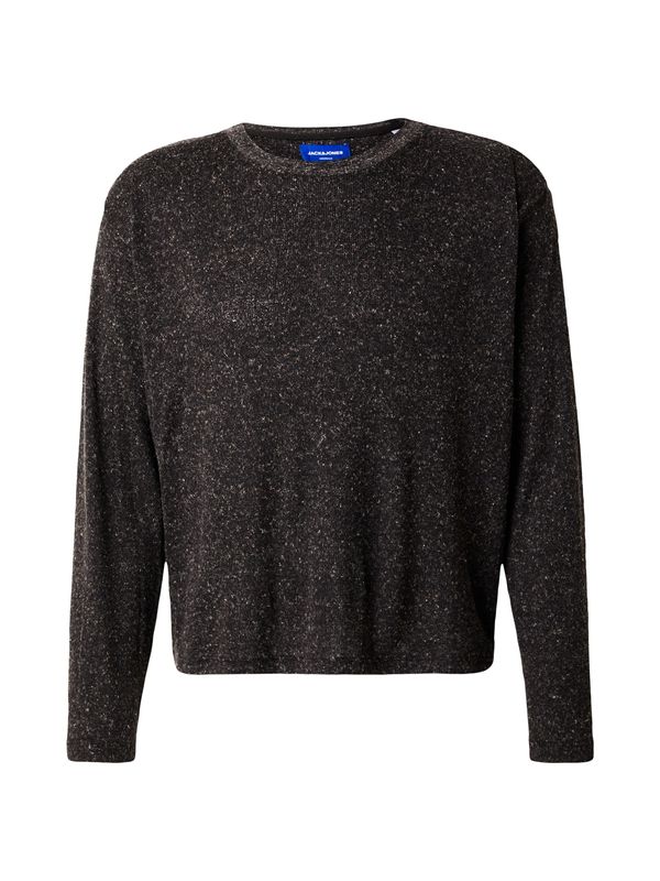 JACK & JONES JACK & JONES Sweater majica 'WINTER MELANGE'  smeđa melange