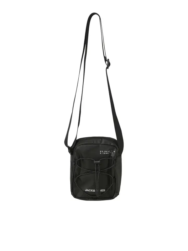 JACK & JONES JACK & JONES Torba preko ramena 'JACPILOU'  crna / bijela