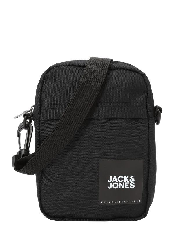 JACK & JONES JACK & JONES Torba preko ramena 'Jamie'  crna / bijela