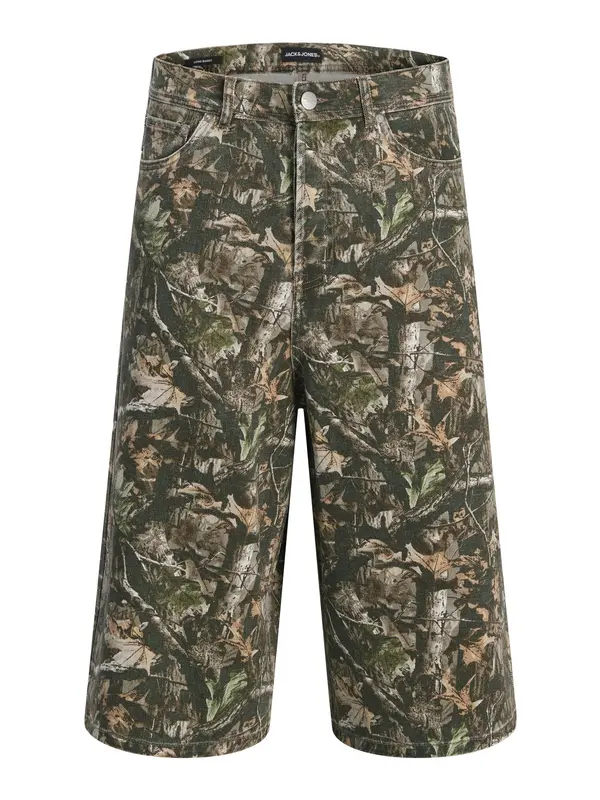 JACK & JONES JACK & JONES Traperice 'JJIBILLY JJORIGINAL'  bež / zelena / tamno zelena / prljavo bijela