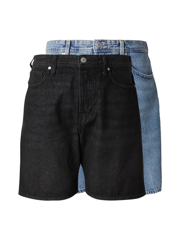 JACK & JONES JACK & JONES Traperice 'JJITONY JJORIGINAL'  plavi traper / crni traper