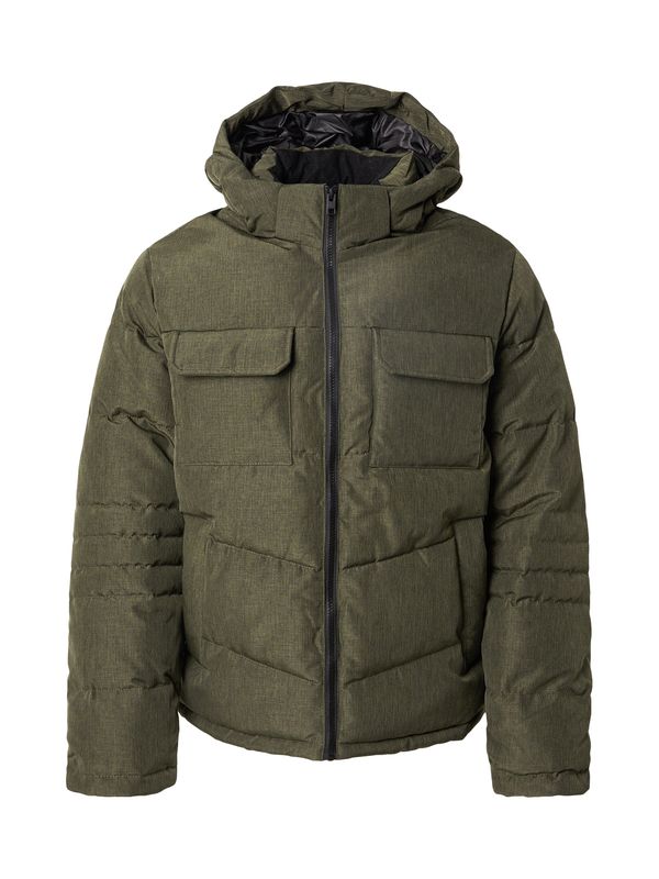 JACK & JONES JACK & JONES Zimska jakna 'JJBUILD'  tamno zelena
