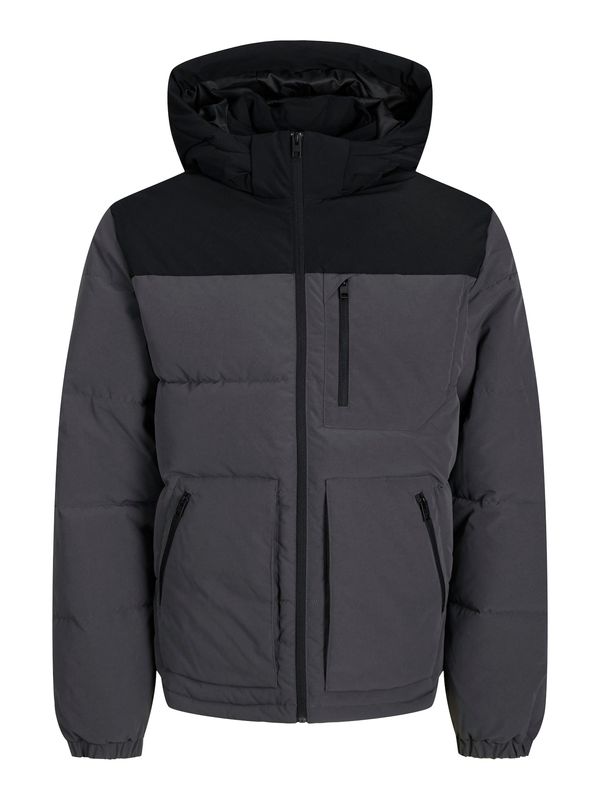 JACK & JONES JACK & JONES Zimska jakna 'JJEOtto'  tamo siva / crna