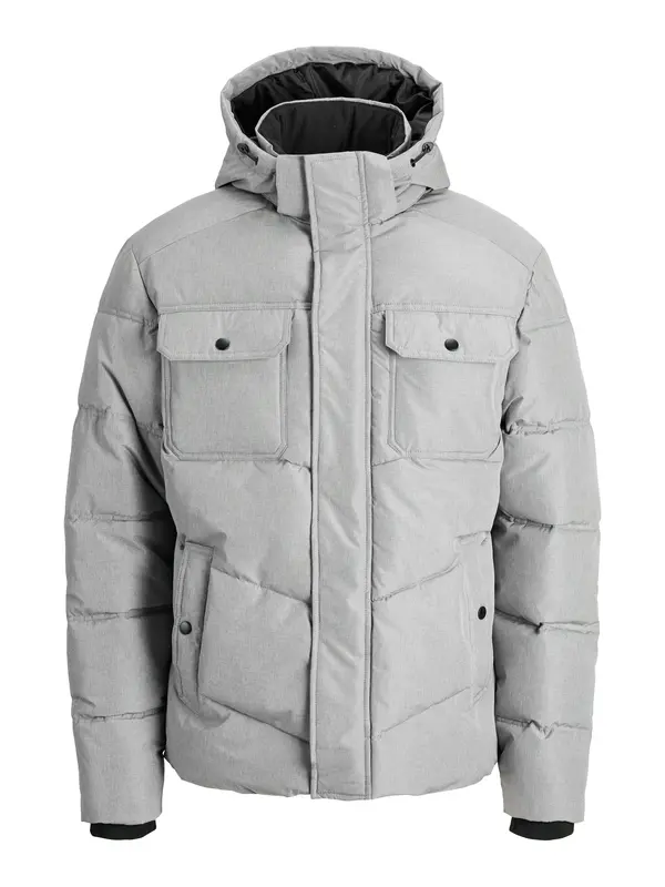 JACK & JONES JACK & JONES Zimska jakna  svijetlosiva / bijela