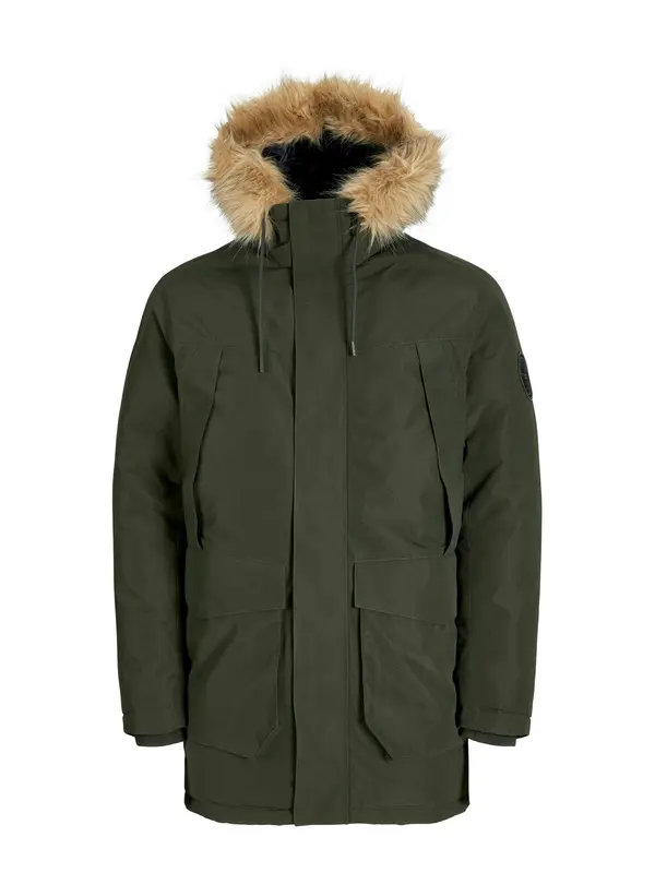JACK & JONES JACK & JONES Zimska parka 'CAMP'  tamno zelena