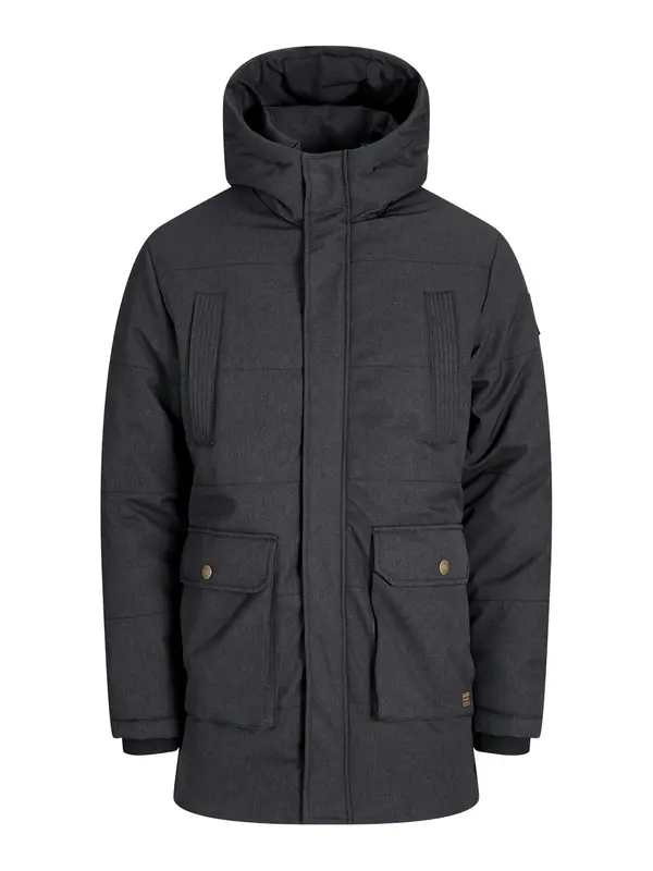 JACK & JONES JACK & JONES Zimska parka 'FINN'  crna melange