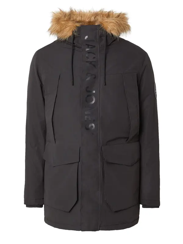 JACK & JONES JACK & JONES Zimska parka 'JJCAMP'  crna