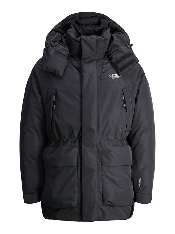 JACK & JONES JACK & JONES Zimska parka 'JORKANI'  crna / bijela