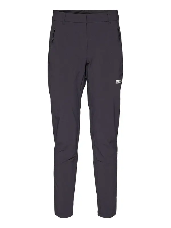 JACK WOLFSKIN JACK WOLFSKIN Hlače za vanjske uvjete 'HIKEOUT'  crna