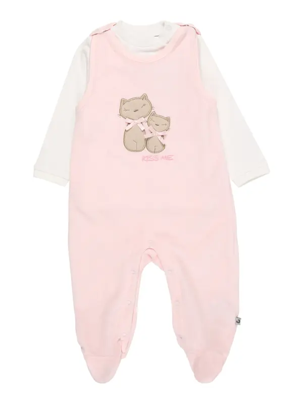 JACKY JACKY Dječji bodi  roza / bijela