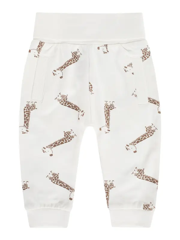 JACKY JACKY Hlače 'BABY ON TOUR'  smeđa / prljavo bijela